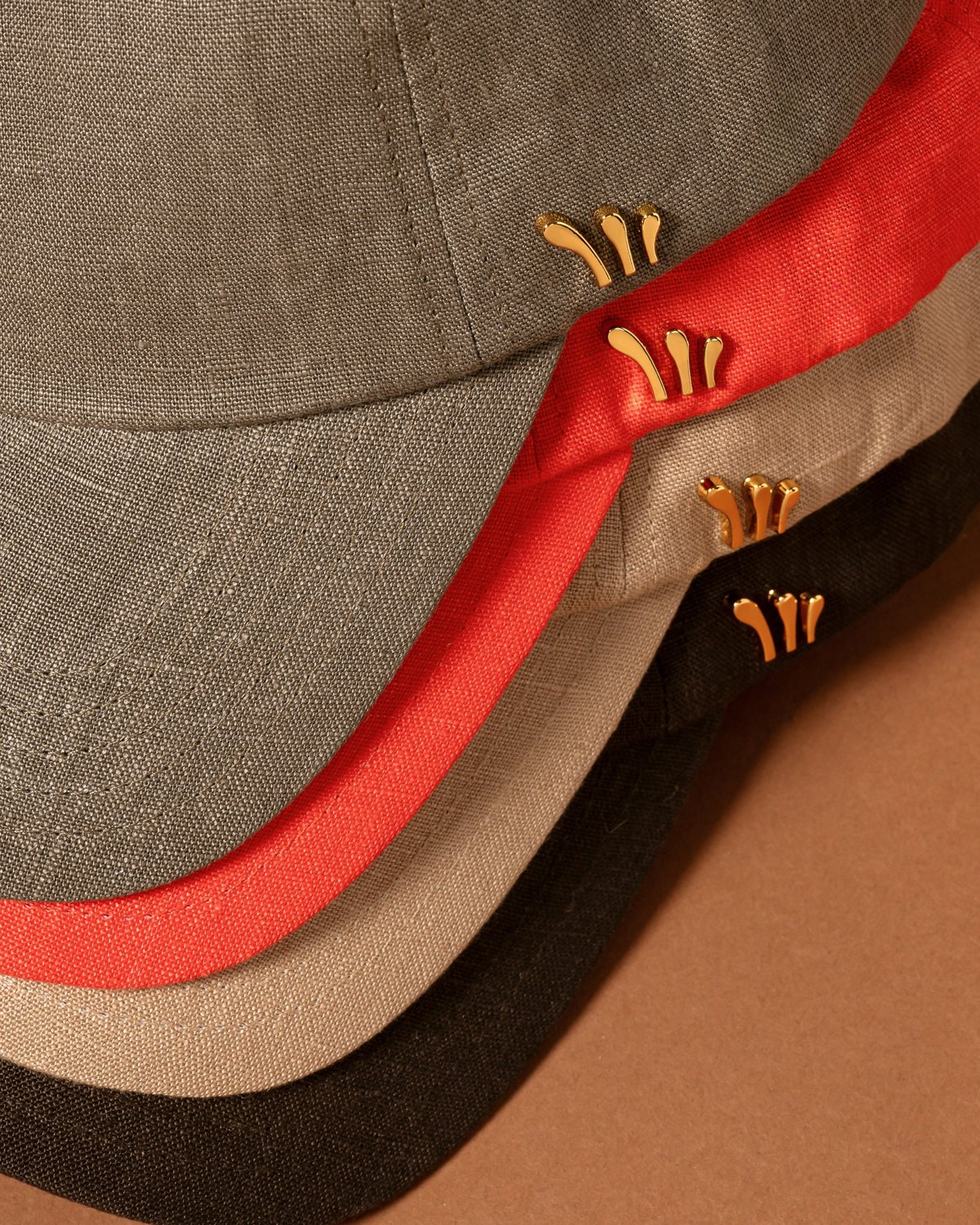 ShopChord linen baseball caps in multiple colors