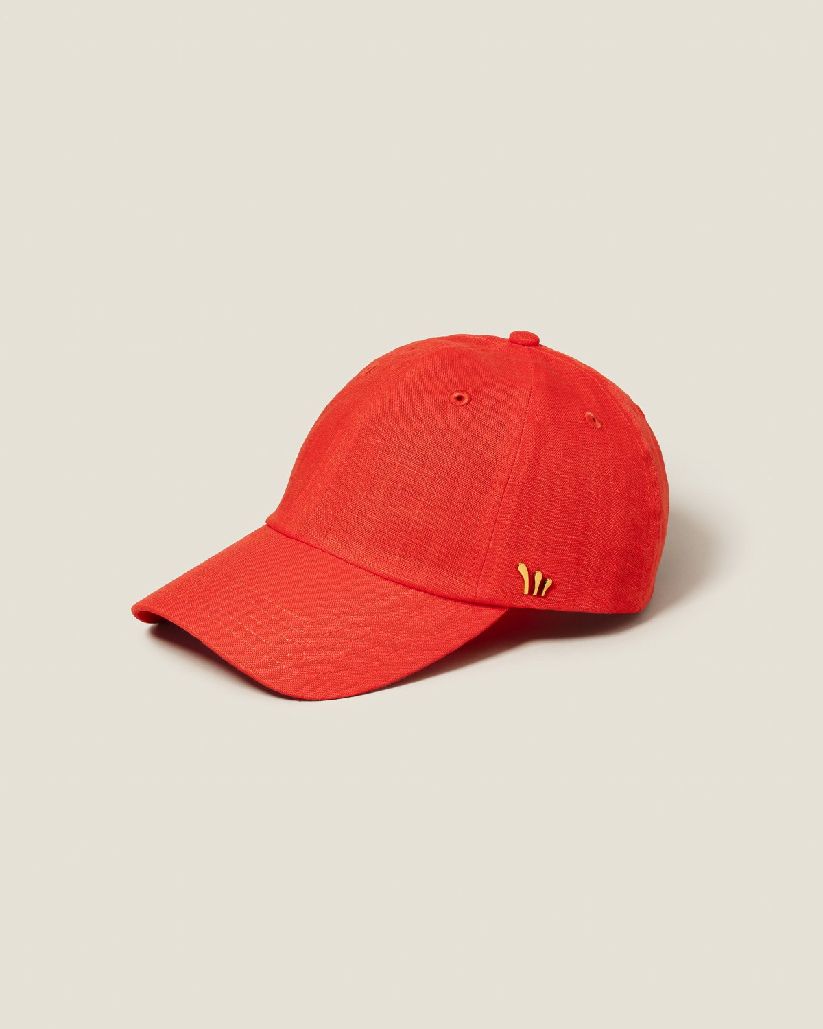 ShopChord Papaya linen baseball cap