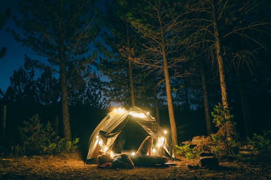 OGERY Outdoors: The Dual-Stage Electric Pump and Camping Light Combo for Stress-Free Adventures
